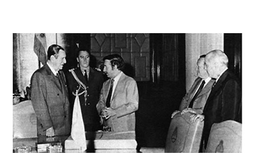 El 18 de octubre de 1973, Perón mantiene una entrevista especial con el nuevo secretario general de la CGT, Adelino Romero